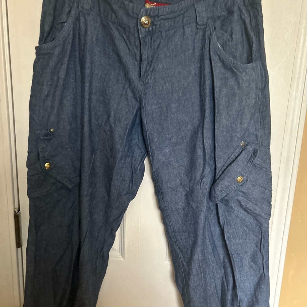 Apple Bottoms Blue Cargo Pants